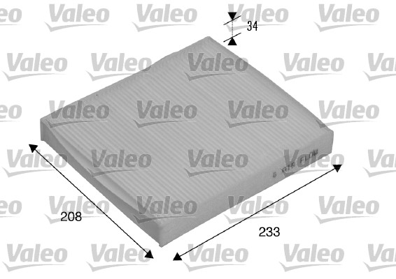 Filter vnútorného priestoru VALEO