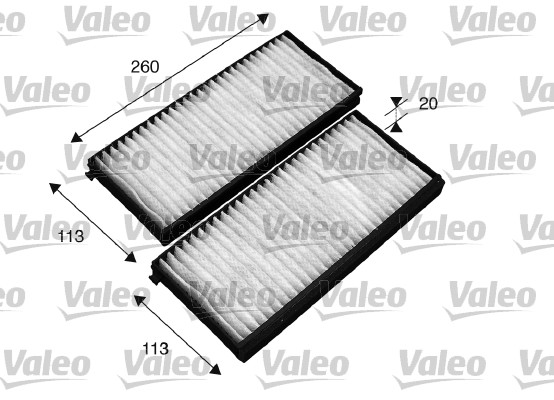 Filter vnútorného priestoru VALEO