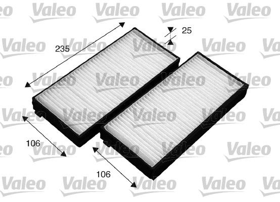 Filter vnútorného priestoru VALEO
