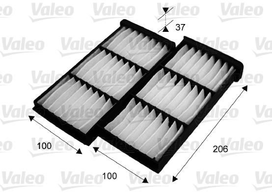 Filter vnútorného priestoru VALEO