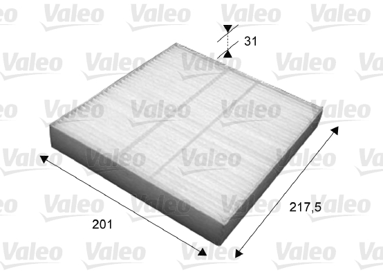 Filter vnútorného priestoru VALEO