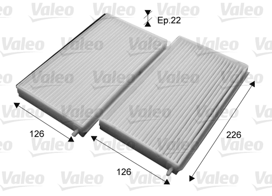 Filter vnútorného priestoru VALEO