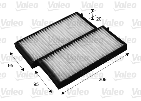 Filter vnútorného priestoru VALEO