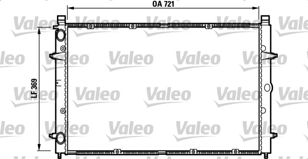 Chladič motora VALEO