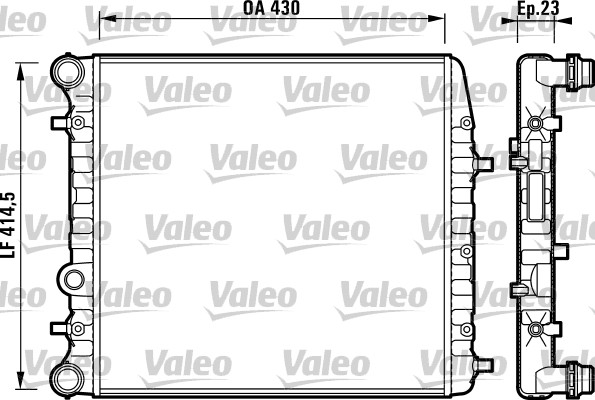 Chladič motora VALEO