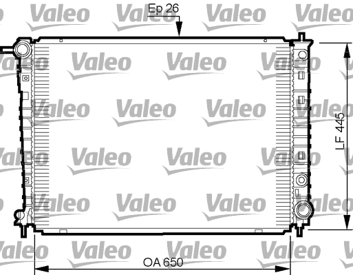 Chladič motora VALEO