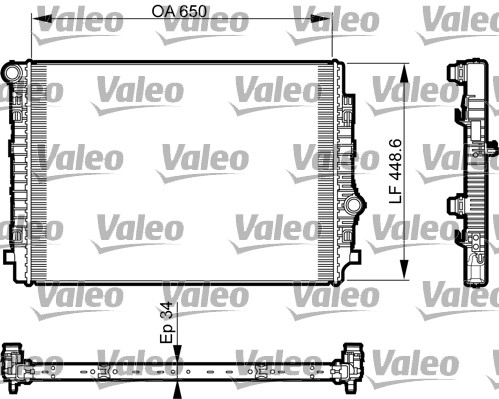 Chladič motora VALEO