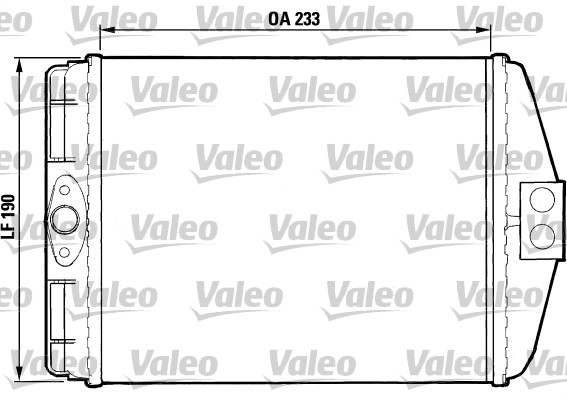 Výmenník tepla vnútorného kúrenia VALEO