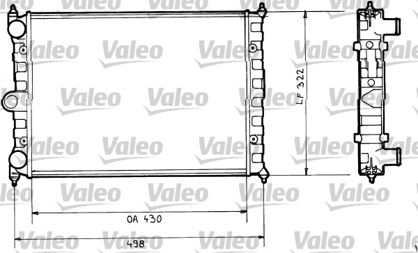 Chladič motora VALEO