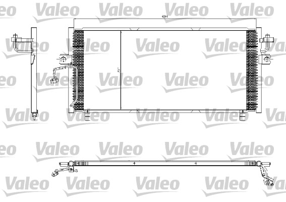 Kondenzátor klimatizácie VALEO