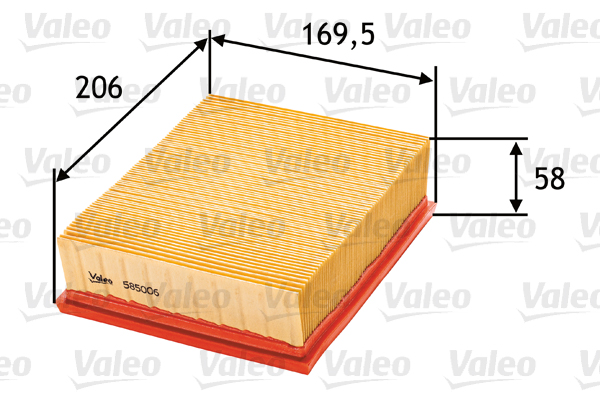 Vzduchový filter VALEO