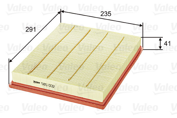 Vzduchový filter VALEO