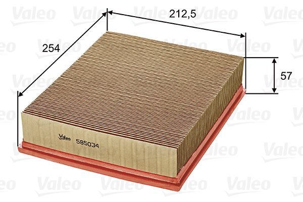 Vzduchový filter VALEO