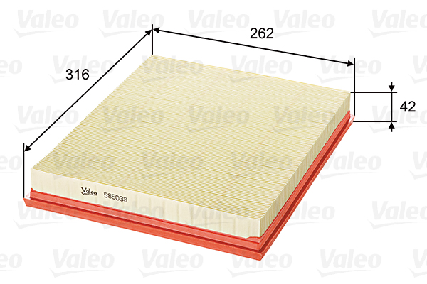 Vzduchový filter VALEO