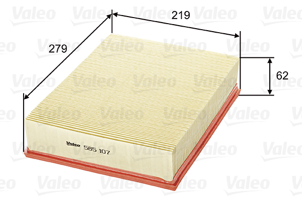 Vzduchový filter VALEO