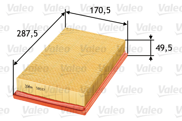 Vzduchový filter VALEO