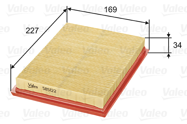 Vzduchový filter VALEO