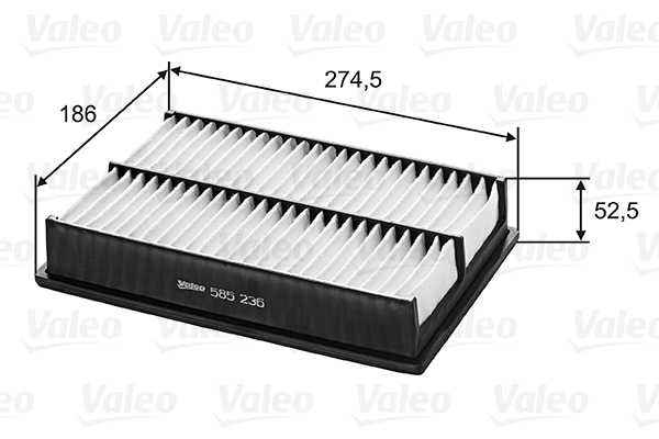 Vzduchový filter VALEO