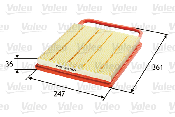 Vzduchový filter VALEO