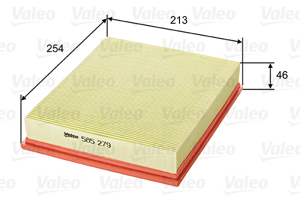 Vzduchový filter VALEO