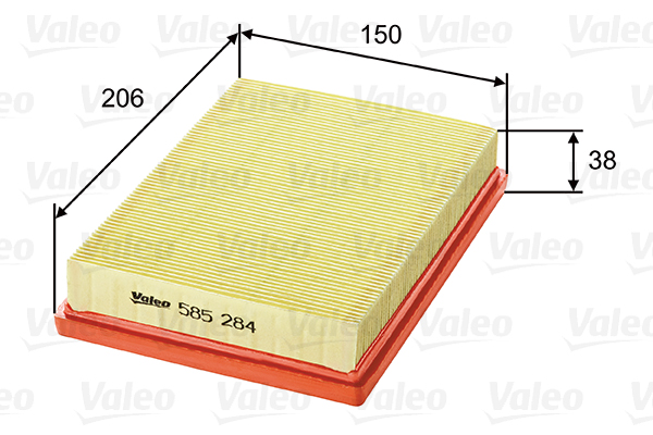 Vzduchový filter VALEO