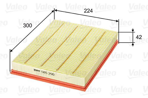 Vzduchový filter VALEO