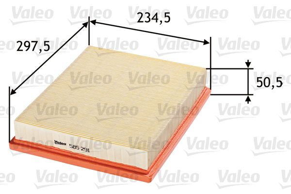 Vzduchový filter VALEO
