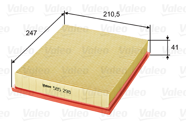 Vzduchový filter VALEO