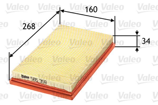 Vzduchový filter VALEO