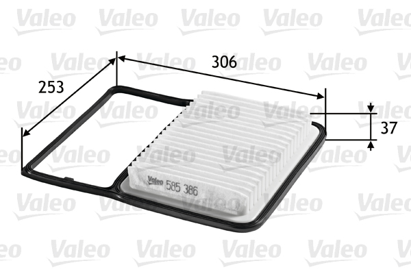 Vzduchový filter VALEO