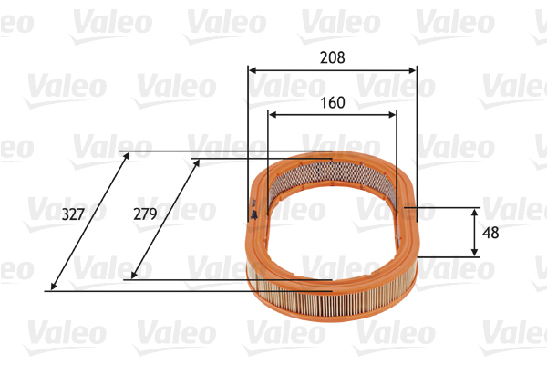 Vzduchový filter VALEO