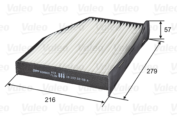 Filter vnútorného priestoru VALEO