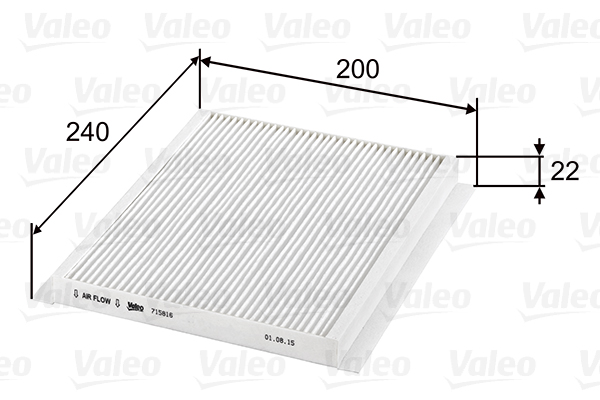 Filter vnútorného priestoru VALEO
