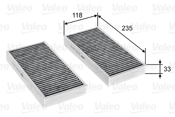 Filter vnútorného priestoru VALEO