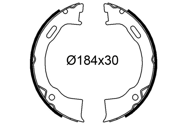 Sada brzdových čeľustí VALEO