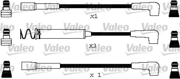 Sada zapaľovacích káblov VALEO