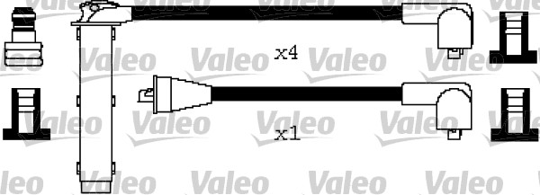 Sada zapaľovacích káblov VALEO