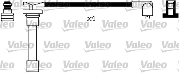 Sada zapaľovacích káblov VALEO