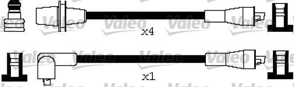 Sada zapaľovacích káblov VALEO