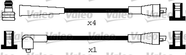 Sada zapaľovacích káblov VALEO