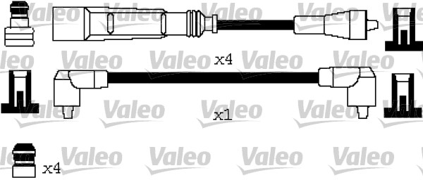 Sada zapaľovacích káblov VALEO