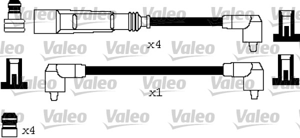 Sada zapaľovacích káblov VALEO