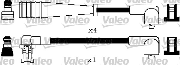 Sada zapaľovacích káblov VALEO