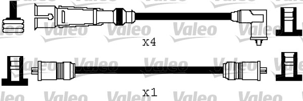Sada zapaľovacích káblov VALEO
