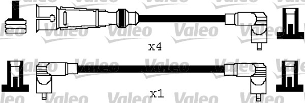 Sada zapaľovacích káblov VALEO