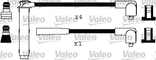 Sada zapaľovacích káblov VALEO
