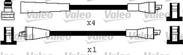 Sada zapaľovacích káblov VALEO