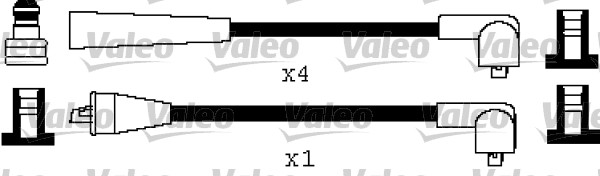 Sada zapaľovacích káblov VALEO