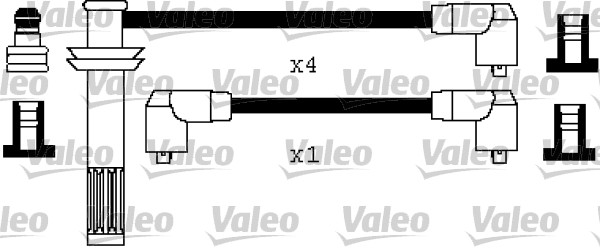 Sada zapaľovacích káblov VALEO
