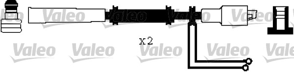 Sada zapaľovacích káblov VALEO